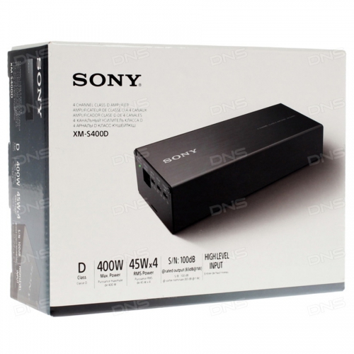 Sony XM-S400D 4 Kanal 400 Watt Oto Amfi Amplifikatör