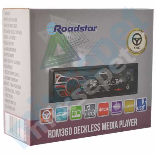 Roadstar Rdm-360 USB SD Radyo MP3 Oto Teyp Kumandalı