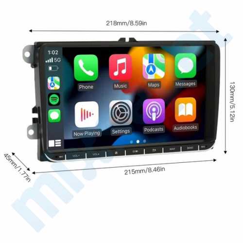 Mixtech VW Seat Skoda Android Navigasyon ve Multimedya Sistemi 9 inç (VW)