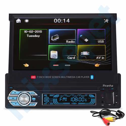 Piranha Titan C USB SD Radyo İndash Oto Teyp Bluetooth MirorLink + kamera
