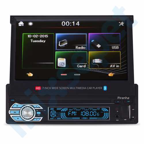 Piranha Titan C USB SD Radyo İndash Oto Teyp Bluetooth MirorLink + kamera