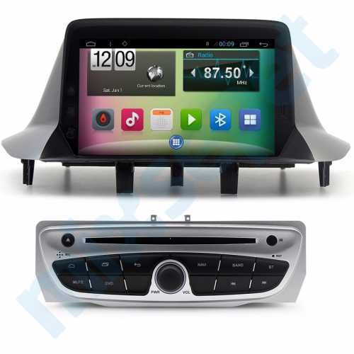 Mixtech Megane 3 Fluance Android Navigasyon ve Multimedya Sistemi 7 inç Double Teyp