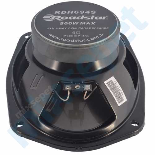 Roadstar rdh-694S Oval 500 Watt 6x9 Oto Hoparlör 5 Yollu