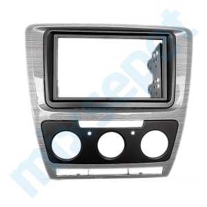 Skoda Octavia Manuel Klima  Double Multimedya Çerçevesi 11-207 