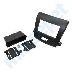 Mitsubishi Outlander Peugeot 4007 Double Multimedya Çerçevesi 08-004p