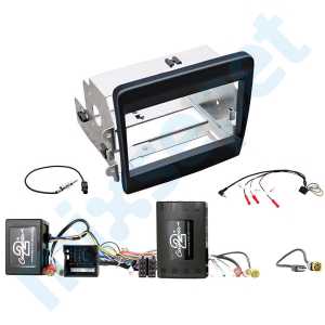 Porsche 911 Double Multimedya Çerçevesi + Direksiyon Kumanda Aparatı 06-038p