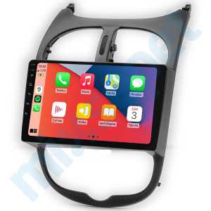 Peugeot 206 9 inç Carplay Androidauto Multimedya Sistemi