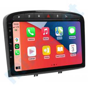 Peugeot 308 9 inç Carplay Androidauto Multimedya Sistemi