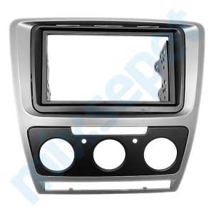 Skoda Octavia Manuel Klima Double Multimedya Çerçevesi 11-185