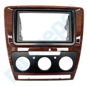 Skoda Octavia Manuel Klima Double Multimedya Çerçevesi 11-206