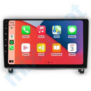 Peugeot 407 9 inç Carplay Androidauto Multimedya Sistemi