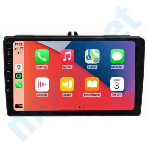 Volkswagen Seat Skoda 9 inç Carplay Androidauto Multimedya Sistemi