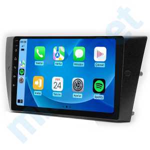 Bmw 3 Serisi E90 E91 E92 E93 9 inç Carplay Androidauto Android Multimedya Sistemi