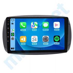 Smart Fortwo ForFour (453) 9 inç Carplay Androidauto Android Multimedya Sistemi