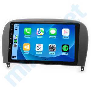 Mercedes SL Serisi (R230) 9 inç Carplay Androidauto Android Multimedya Sistemi