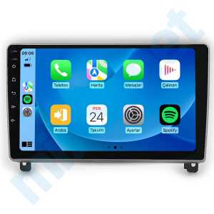 Peugeot 407 9 inç Carplay Androidauto Android Multimedya Sistemi