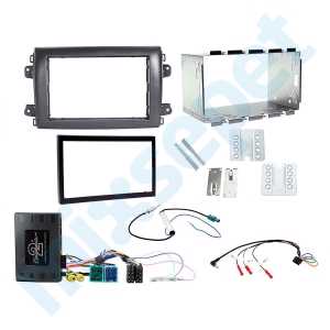 Fiat Ducato Double Multimedya Çerçevesi + Direksiyon Kumanda Aparatı 06-059p