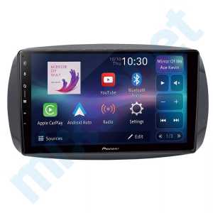 Pioneer PF97BT Smart Fortwo ForFour (453) 9 inç Carplay Androidauto Multimedya Sistemi