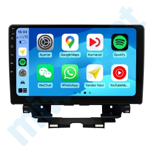 Renault Kangoo 9 inç Carplay Androidauto Android Multimedya Sistemi