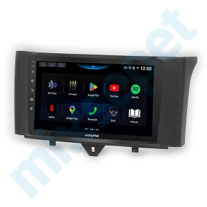Alpine AW409 Smart ForTwo (451) 9 inç Carplay Androidauto Multimedya Sistemi