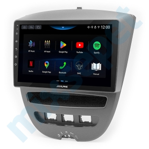 Alpine AW409 Citroen C1 Peugeot 107 9 inç Carplay Androidauto Multimedya Sistemi