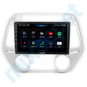 Alpine AW409 Hyundai i20 Dijital ve Analog Klima 9 inç Carplay Androidauto Multimedya Sistemi