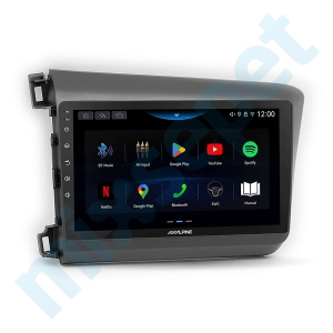 Alpine AW409 Honda Civic 9 inç Carplay Androidauto Multimedya Sistemi