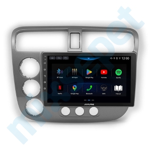 Alpine AW409 Honda Civic 9 inç Carplay Androidauto Multimedya Sistemi