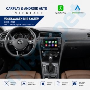 Volkswagen MİB 2 Ana Ünite Carplay AndroidAuto ve Mirrorlink İnterface