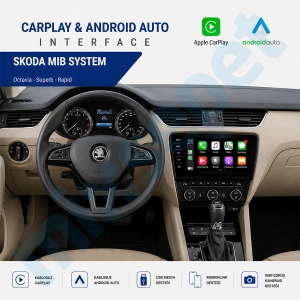 Skoda MİB 2 Ana Ünite Carplay AndroidAuto ve Mirrorlink İnterface