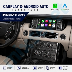 Range Rover Vogue DENSO Ana Ünite için Carplay AndroidAuto ve Mirrorlink İnterface 